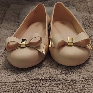 Melissa Space Love III Ballet Flats US Women's Size 9 Pink